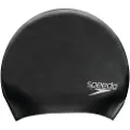 Speedo 06-1680001, Sort, Caps, Unisex, Svømming, Silikon, 1 stykker