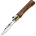 Old Bear XS foldekniv, walnut, carbon steel