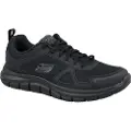 SKECHERS for man. 52631 Track shoes black (42), Fabric, Flat, 1 to 3 cm, Sport, Running