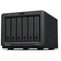 Synology Disk Station DS620slim - NAS-server - 6 brønner - SATA 6Gb/s - RAID 0, 1, 5, 6, 10, JBOD - RAM 2 GB - Gigabit Ethernet - iSCSI støtte