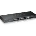 Zyxel GS2220-28 - Switch - Styrt - 24 x 10/100/1000 + 4 x kombo-Gigabit SFP - rackmonterbar