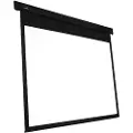 Multibrackets M Motorized Projection Screen Black Edition - Projeksjonsskjerm - takmonterbar - motorisert - 108 (274 cm) - 16:9 - Matte White - svart