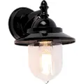 QAZQA Klassisk utendørs vegglampe sort IP44 - Oxford