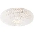 QAZQA Retro taklampe hvit - Lina
