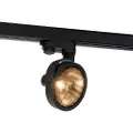 QAZQA Moderne 3-fase skinnespot svart - Master 111 Honey