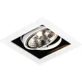 QAZQA Moderne innfelt spotlight hvit 18 cm justerbar - Artemis 111