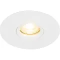 QAZQA Moderne innfelt spotlight hvit 12 cm - Buco
