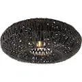 QAZQA Retro taklampe sort 50 cm - Lina