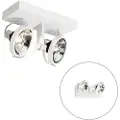 QAZQA Moderne spotlight hvit 2-lys - Master 111