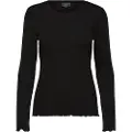 SELECTED WOMEN Anna Langarmet T-skjorte