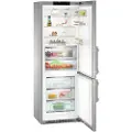 Liebherr Premium CBNes 5778 BioFresh NoFrost - Kjøleskap/fryser - bunnfryser - bredde: 70 cm - dybde: 66.5 cm - høyde: 201 cm - 392 liter - Klasse C - rustfritt stål