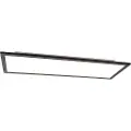 QAZQA Moderne taklampe sort inkl. LED 80 cm - Liv