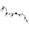 QAZQA Moderne takspotlight sort 145 cm 6-lys - Botu