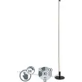 QAZQA Gulvlampe svart inkl. LED med berøringsdimmer 3 trinn dimmbar - Line-up