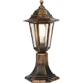 QAZQA Utendørslampe Antikkgull 42 cm IP44 - New Haven