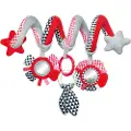 Canpol Babies Babies Interactive Crib/pram Zig Zag 68/063_red Baby Leketøy