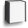 Signify Macaw wall lantern black 1x3W SELV