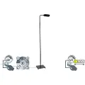 QAZQA Gulvlampe svart inkl. LED 5-trinns dimmbar i Kelvin - Botot
