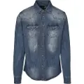 Brandit Riley Denim Skjorte Med Lange Ermer