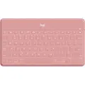Logitech Keys-To-Go - Tastatur - trådløs - Bluetooth - QWERTY - Pan Nordic - rødmerosa - for Apple iPad/iPhone/TV