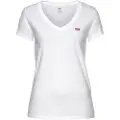 Levi's for woman. 85341-0002 Perfect Vneck T-shirt white (M), Casual, Cotton, Short sleeve