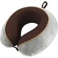 Travelsafe reisepute med memory foam, grå/brun