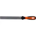 Bahco ERGO 1-210-10-1-2, Fil, Halvrund fil, Mellom grov og 2. kutt, Plast, Sort, Oransje, Ergonomisk, Grep som ikke glir