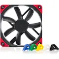 Noctua NF-S12A PWM chromax.black.swap - Kabinettvifte - 120mm - Svart - 17 dBA