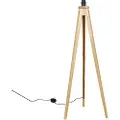 QAZQA Rustikk gulvlampe stativ natur - Tripod Classic