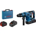 Bosch GBH 18V-36 C Professional - Roterende hammer - trådløs - SDS-max - 7 joule - 2 batterier - 18 V