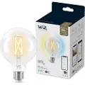 WiZ Connected Filament globe G95 E27, klar