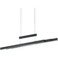 TRIO Hengende lampe sort inkl. LED 3-trinns dimmbar 3-lys - Sofie