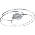 TRIO Ståltaklampe 80 cm inkl. LED 3-trinns dimbar - Rowin