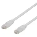 Deltaco - Koblingskabel - RJ-45 (hann) til RJ-45 (hann) - 20 m - UTP - CAT 6a - hvit