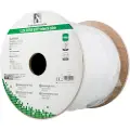 Deltaco - Bulkkabel - 100 m - U/FTP - CAT 6a - solid - hvid - Installationskabel ikke til montering af rj45 stik