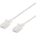 Deltaco - Koblingskabel - RJ-45 (hann) til RJ-45 (hann) - 3 m - UTP - CAT 6a - halogenfri, formstøpt, uten hindringer - hvit