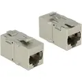 DeLOCK Keystone module - Modulinnlegg (kopling) - CAT 6a - STP - RJ-45 - metall