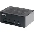 Deltaco K3082CR, Harddisk, SSD, SATA, 2.5,3.5, CF, SD, Sort, Data, Kraft indikator