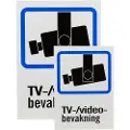 24hShop Plastskilt, TV/Video-bevakning