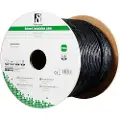Deltaco TP-52 - Samlet kabel - 100 m - SFTP - CAT 6a - IEEE 802.5/IEEE 802.3 - halogenfri, solid - svart