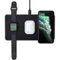 Satechi Trio Wireless Charging Pad - Trådløs ladematte / strømadapter + AC-strømadapter - 24 watt - PD