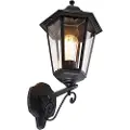 QAZQA Klassisk utendørs vegglampe sort IP44 - Havana Up