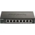 D-Link 8-porters Poe Gigabit Smart Managed