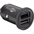 Goobay Dual USB - Bilstrømadapter - 24 watt - 4.8 A - 2 utgangskontakter (USB) - svart