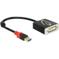 DeLOCK - Ekstern videoadapter - USB 3.0 - DVI - svart - løsvekt