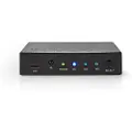 Nedis Hdmi-bryter 3 Porter 1xusb-c + 2xhdmi Inn Til 1xhdmi Ut 4k Metall 60hz