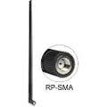 DeLOCK WLAN - Antenne - Wi-Fi - 9 dBi - rundtstrålende - svart