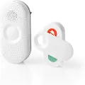 Nedis SmartLife - Smart dørklokke - trådløs - Wi-Fi - 2.4 - 2.484 GHz - hvit