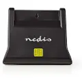 Nedis CRDRU2SM3BK - SMART card reader - USB 2.0