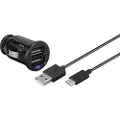 Goobay 58820, Innendørs, Cigartenner/lighter, 5 V, 1 m, Sort